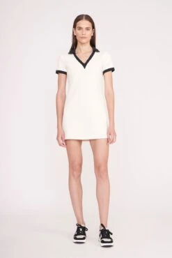VOLLEY DRESS | IVORY BLACK