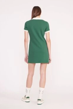 VOLLEY DRESS | COURT GREEN IVORY -MAUMAU Clothing Shop PickleBall 036 01943 edit web