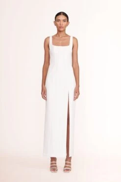 PORTRAIT DRESS | WHITE